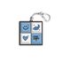 S2B Daily Emotion Keycap Keyring Mechanical Switch Clicky Keychain Green Luck Purple Dream Love Letter Blue Smile Red Heart _ Made in Korea